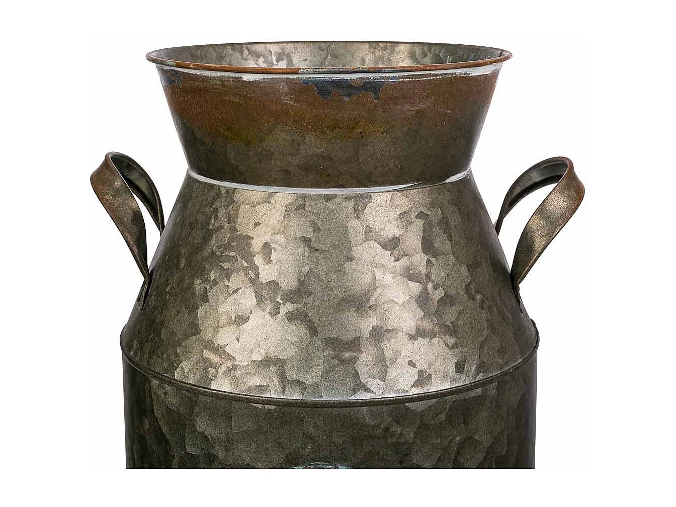 Leiteira em metal dourado 25xd22x39,5 t:18,5cm