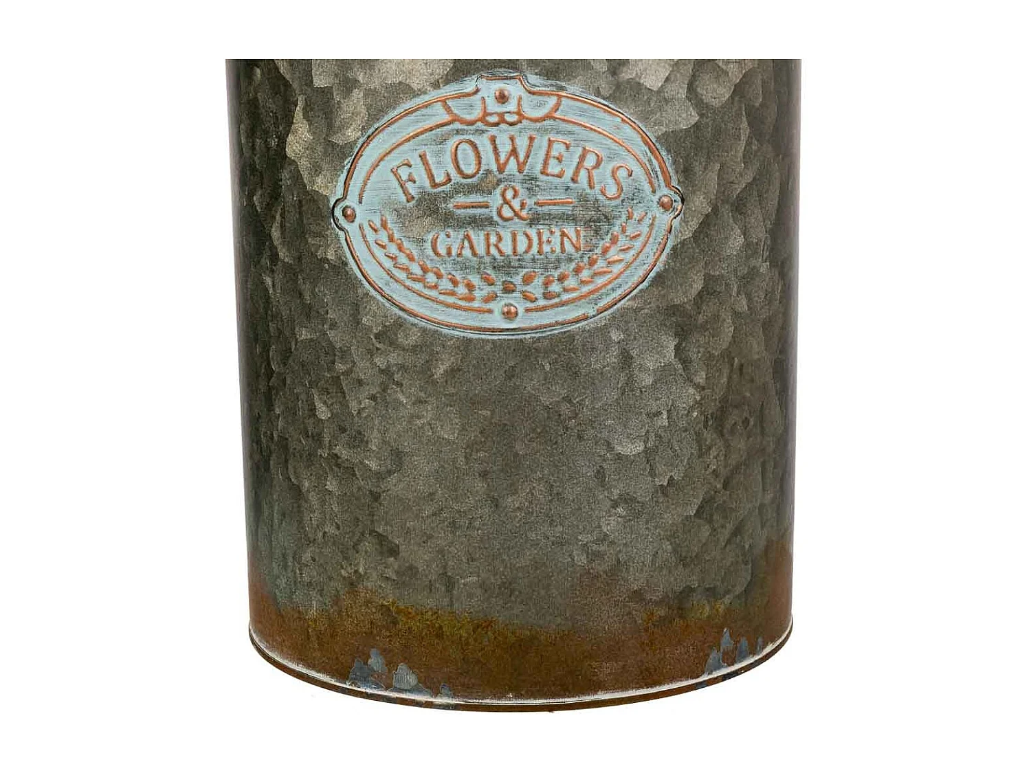 Leiteira em metal dourado 25xd22x39,5 t:18,5cm