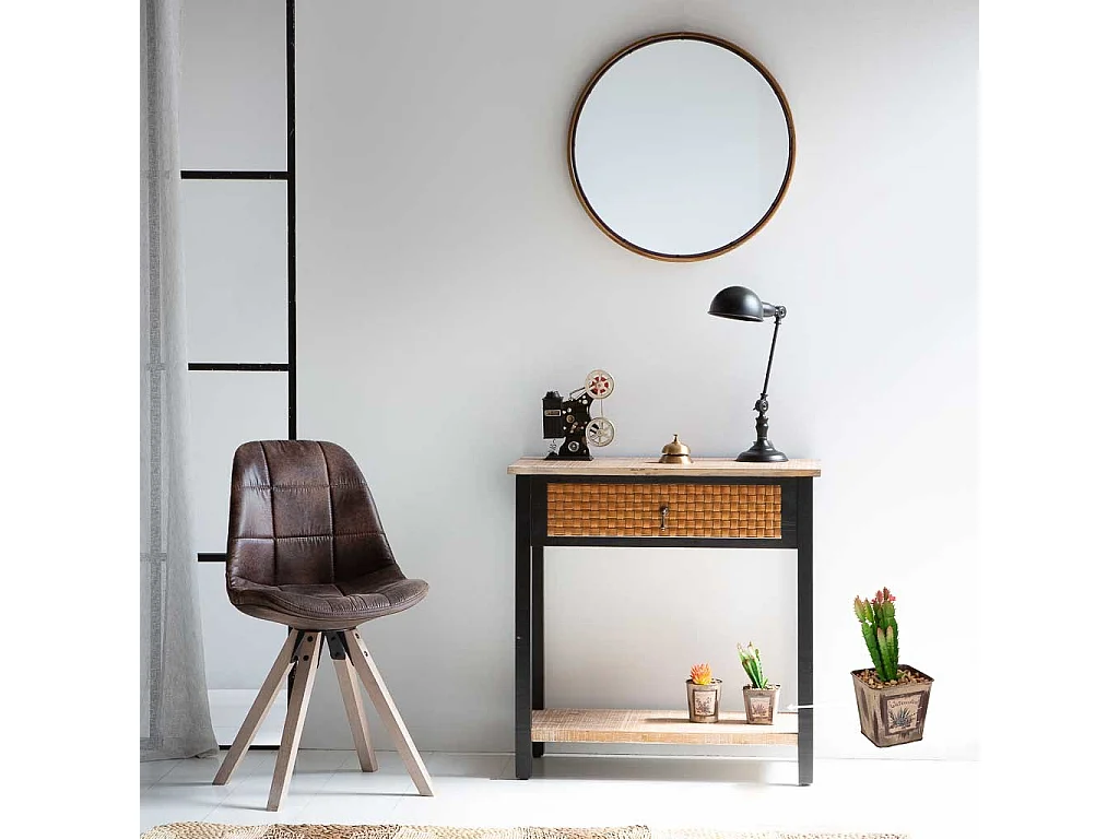 Vaso con cactus artificiale 9,5x9,5x21h