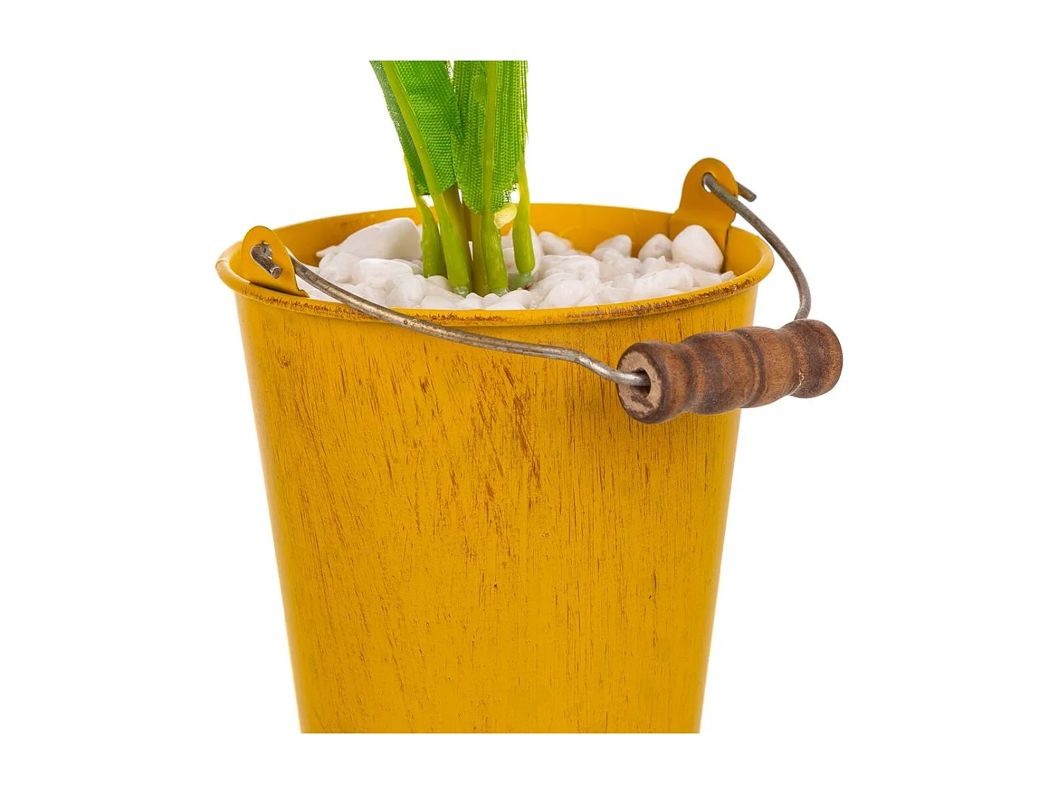 Vaso com flor artificial 10x10x27