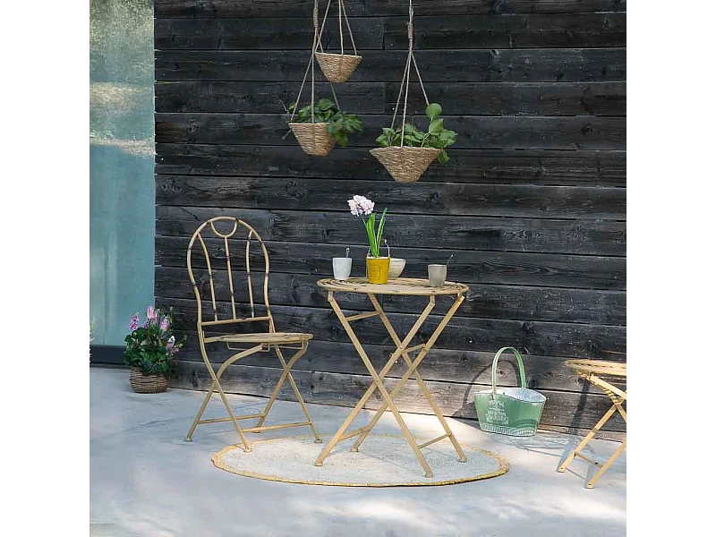 Vaso con fiore artificiale 10x10x27h