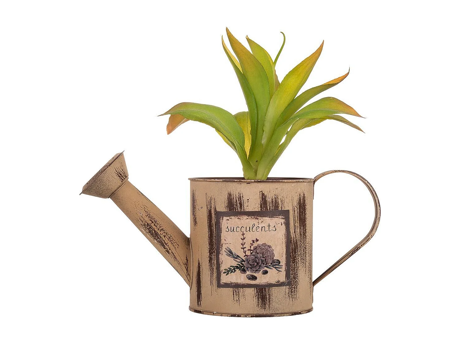 Vaso con pianta artificiale 26,5x11,5x24h