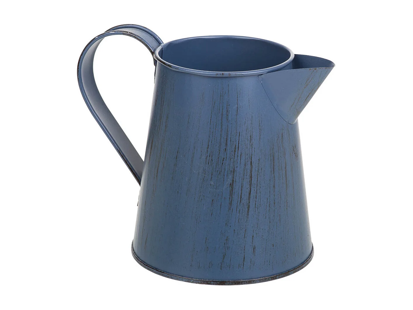 Blauer Metallkrug 14xT10x11,5/12,5H cm TD:7,5