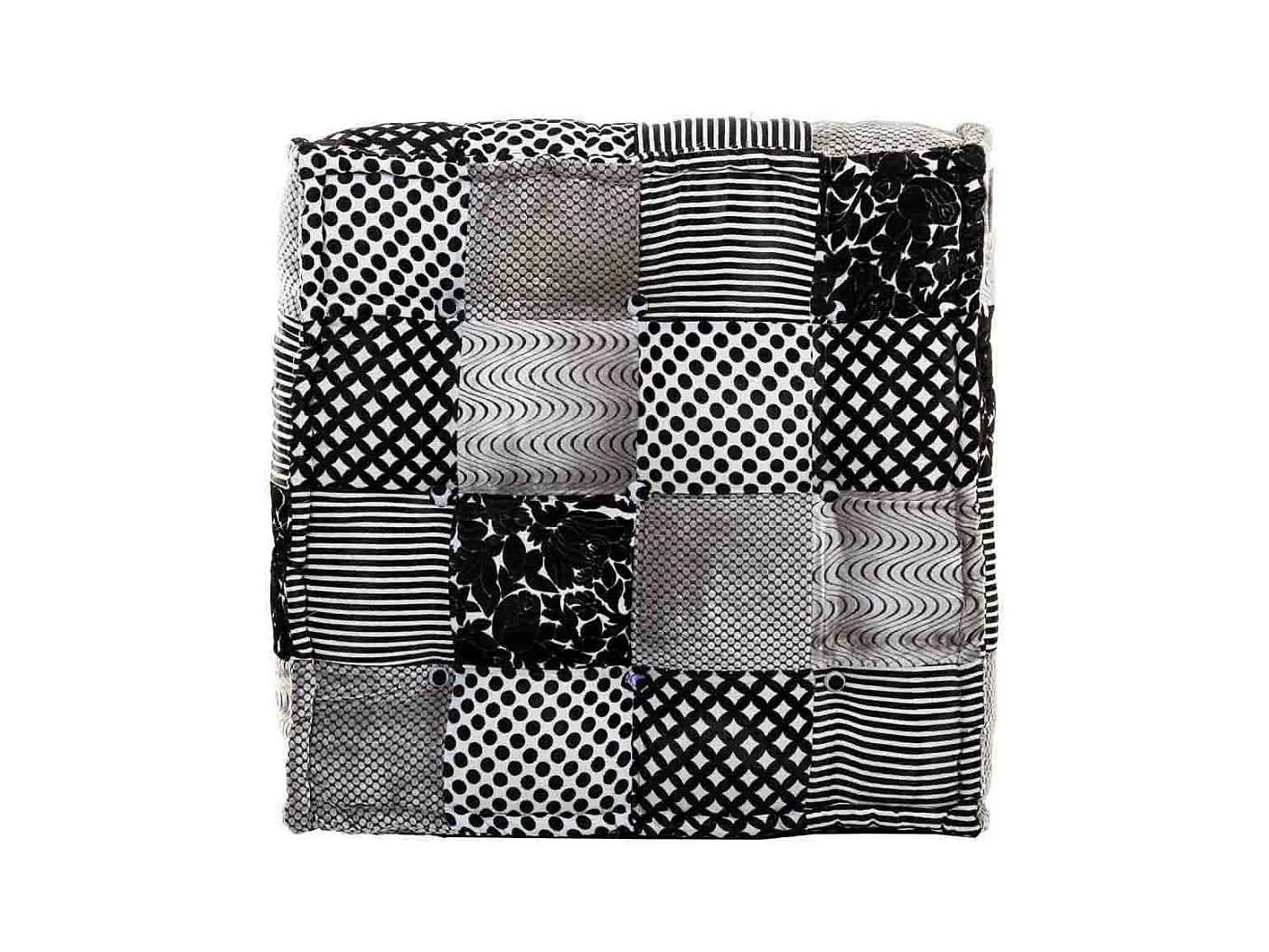 Cuscino da terra grigio 80x80x20h