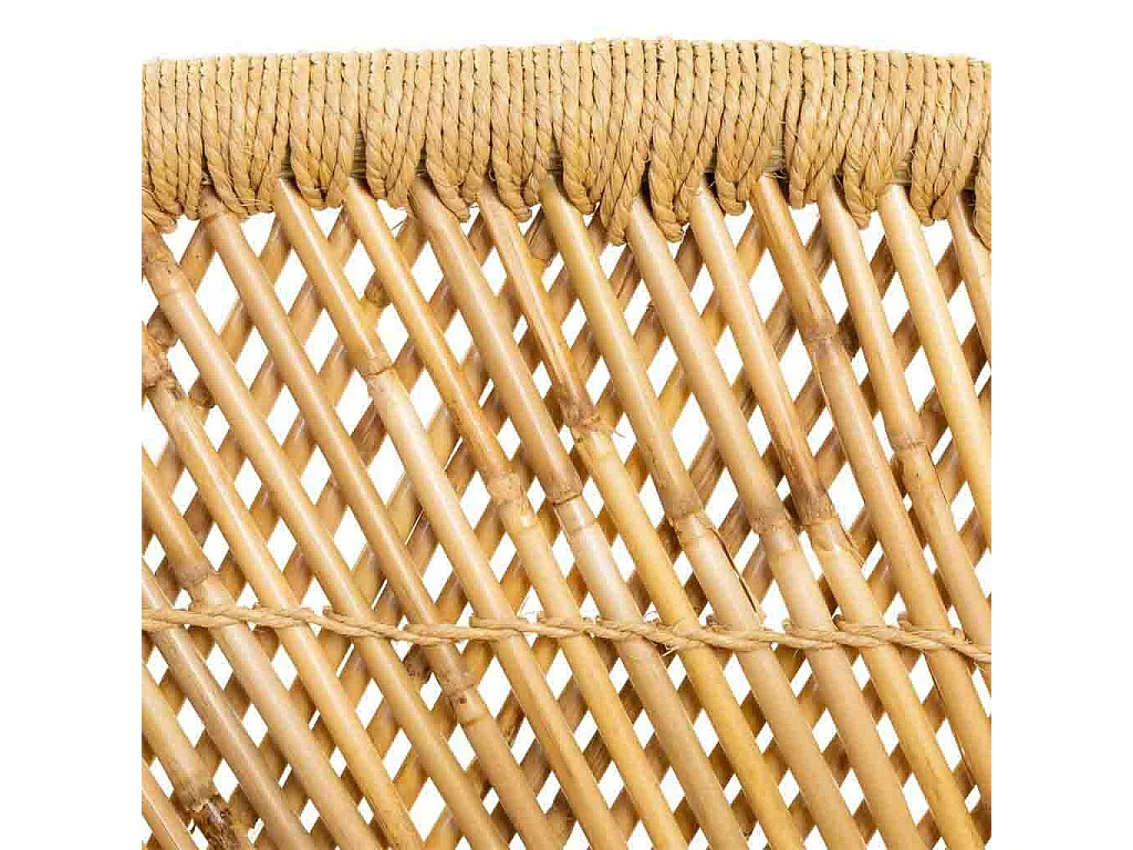 Sofá de bambu marrom 62x30x48,5