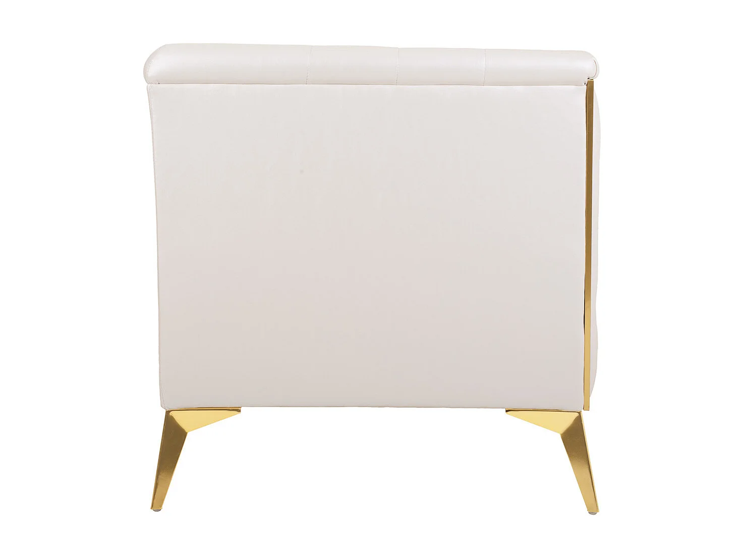 Sofá estofado branco 153x72x75