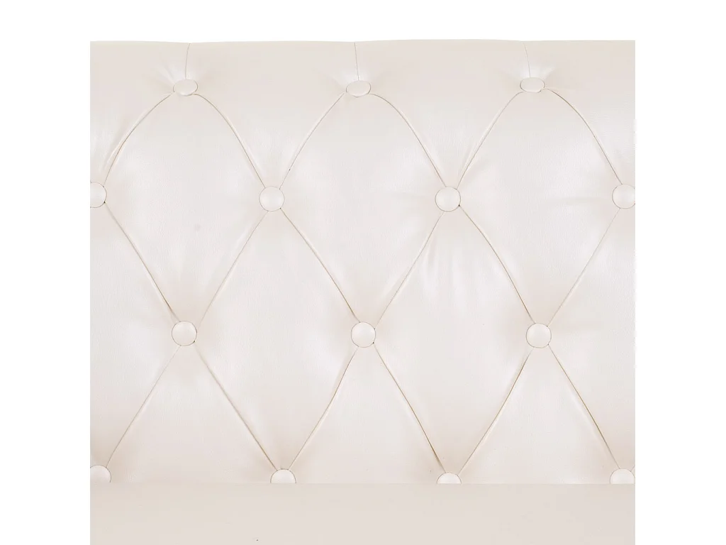 Sofá estofado branco 153x72x75