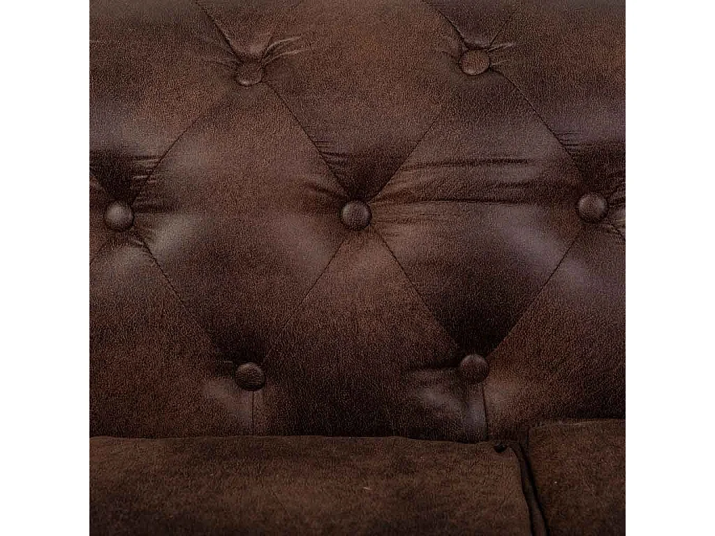 Braunes Ledersofa 160x82x76h cm