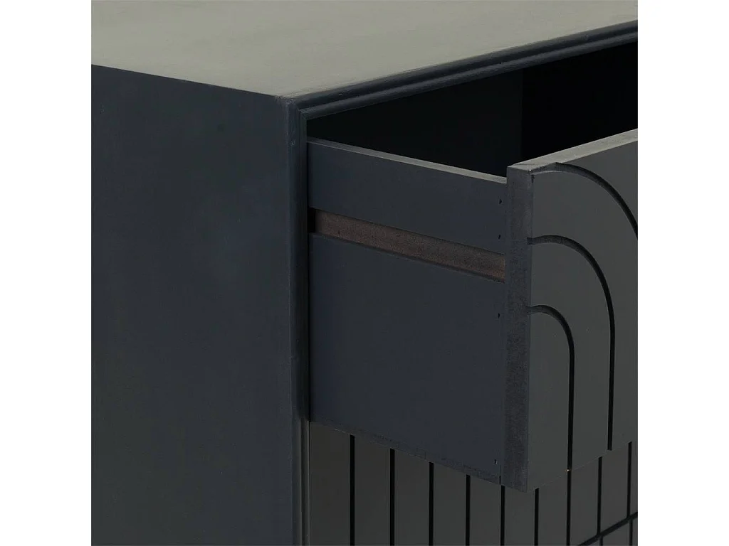 Hocker aus Holz mit grauem Kapiz 40x40x50