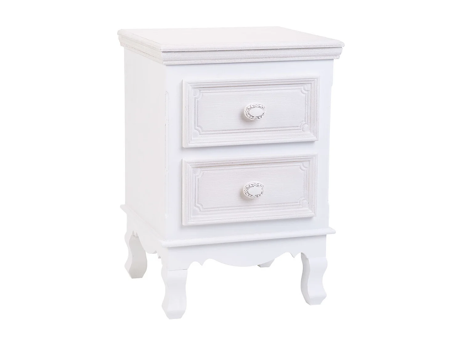 Mesa de madeira branca 37x33,5x53