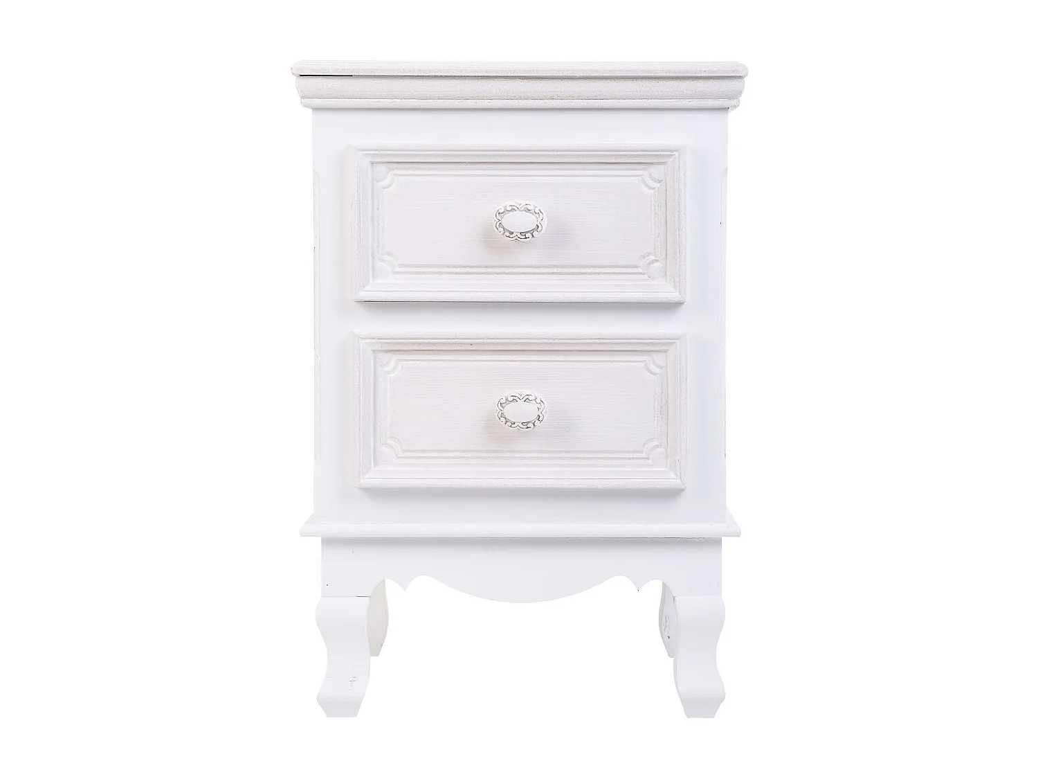 Mesa de madeira branca 37x33,5x53