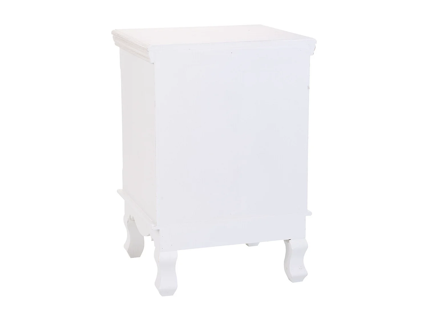 Mesa de madeira branca 37x33,5x53