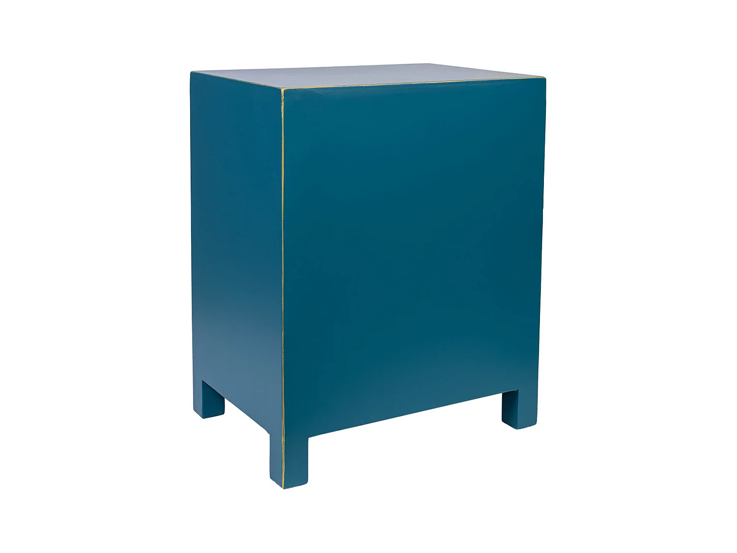 Mesita de noche de madera con 1 cajon y 2 puertas 44,5x32x55h cm