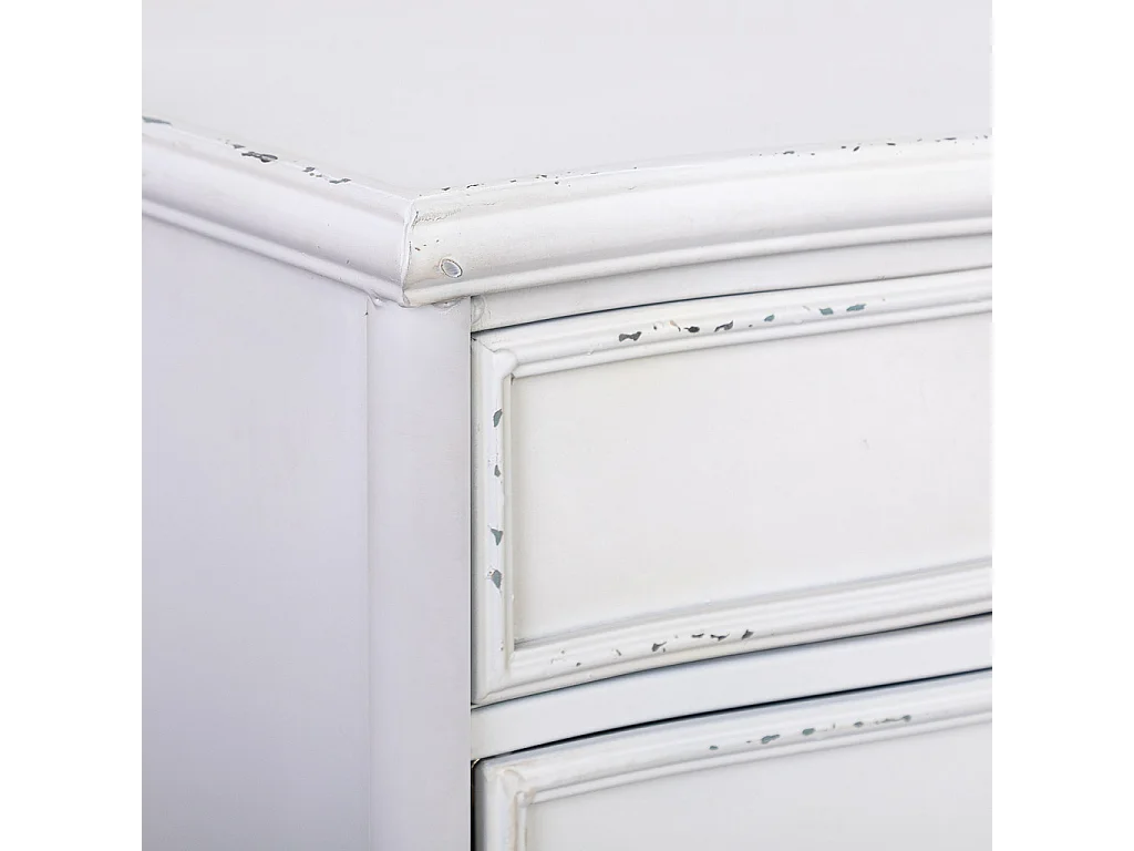 Mesa de centro metálica 1 gaveta e 1 porta branca 46,5x36,5x86h cm