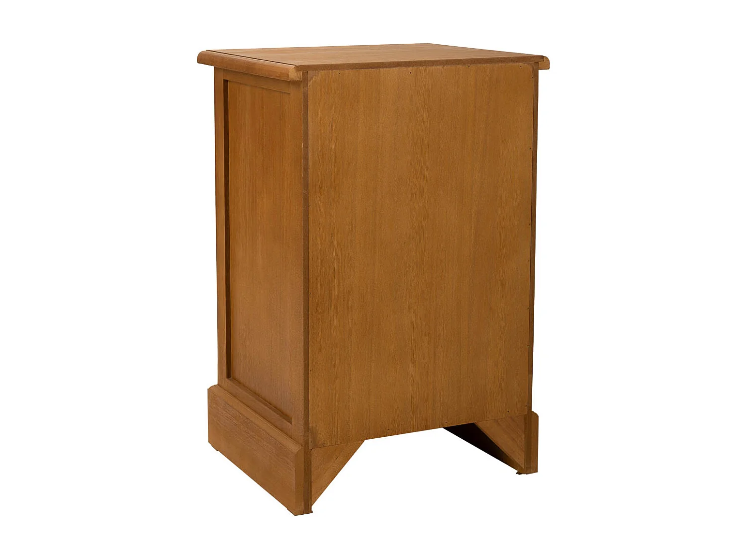 Mesa de cabeceira de madeira 1 gaveta e 1 porta castanha 41,5x35x63h cm