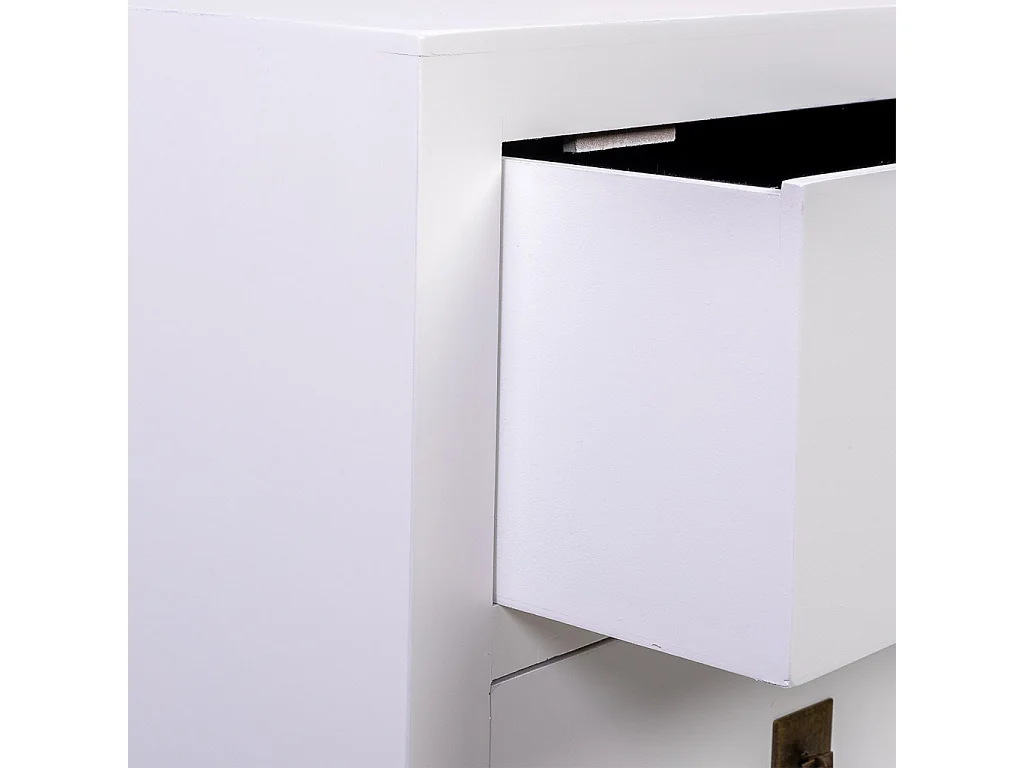 Mesita de noche de madera de 2 cajones 45x34x50,5