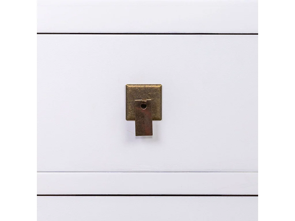 Mesita de noche de madera de 2 cajones 45x34x50,5