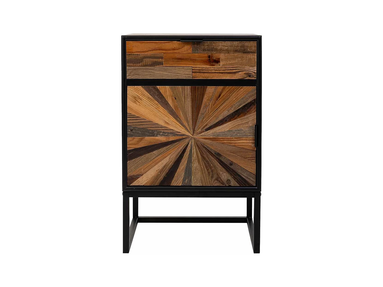 Brauner Nachttisch aus Holz 37x33x53