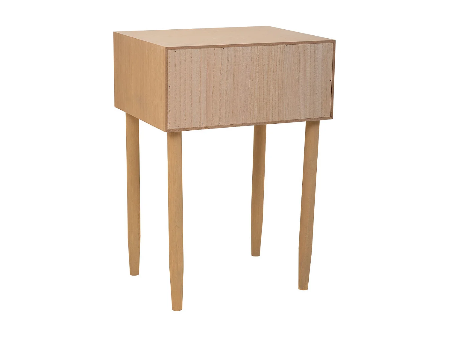 Roter Metallkastentisch 41x41x61