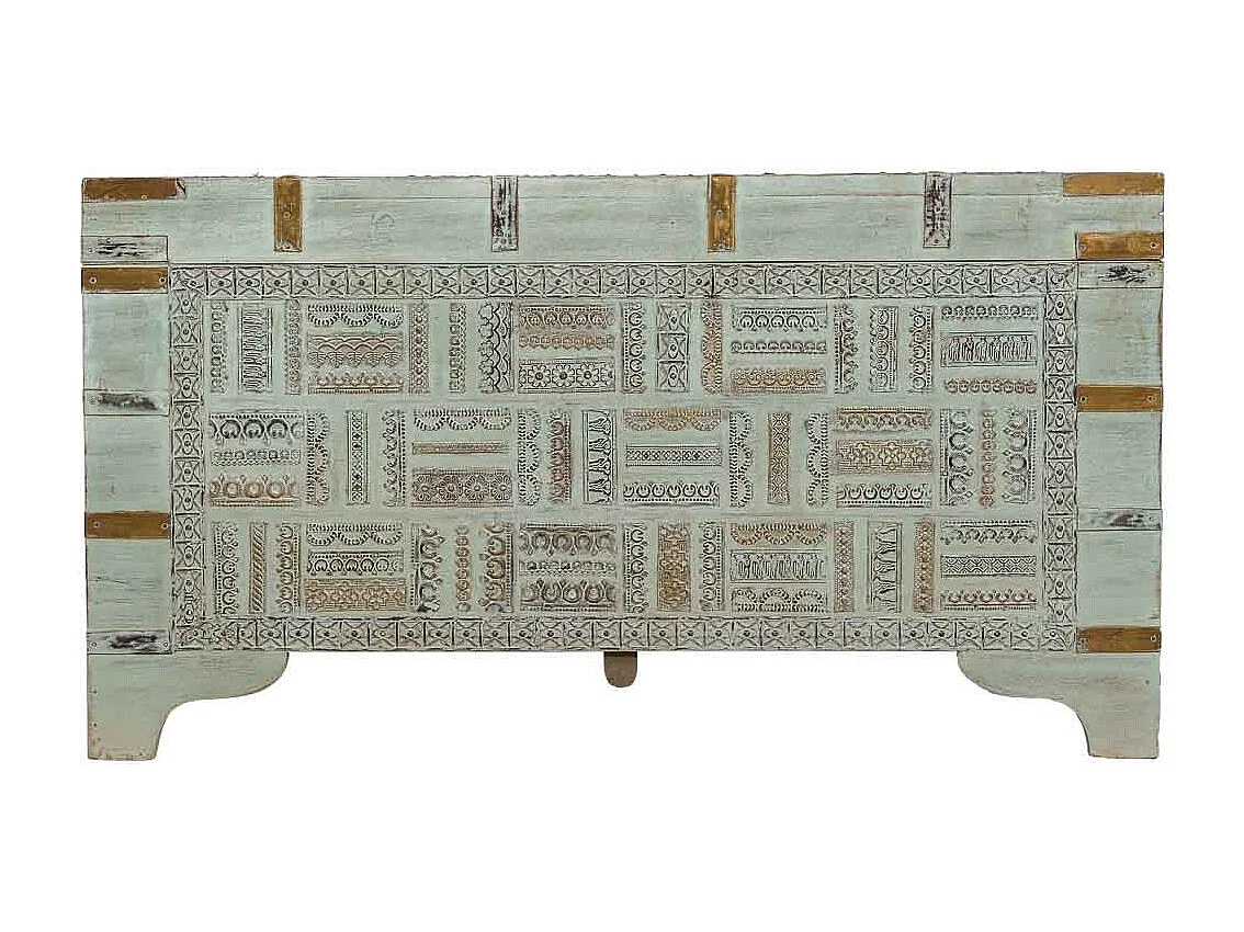 Cómoda de madeira branca 81x43x44