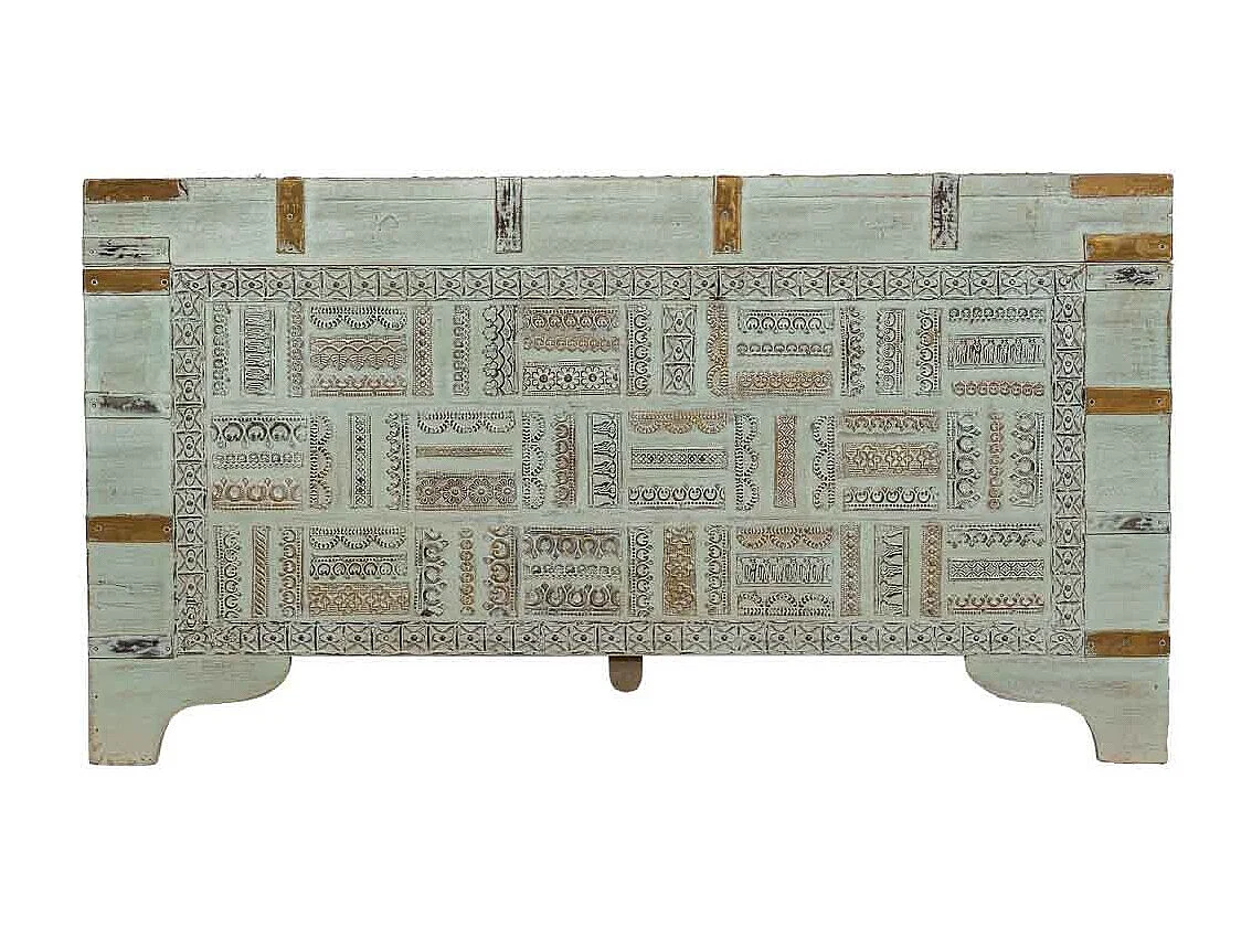 Cómoda de madeira branca 81x43x44