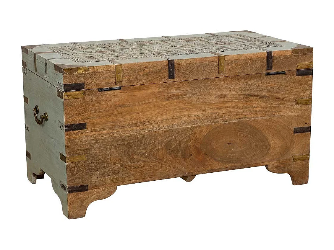 Cómoda de madeira branca 81x43x44