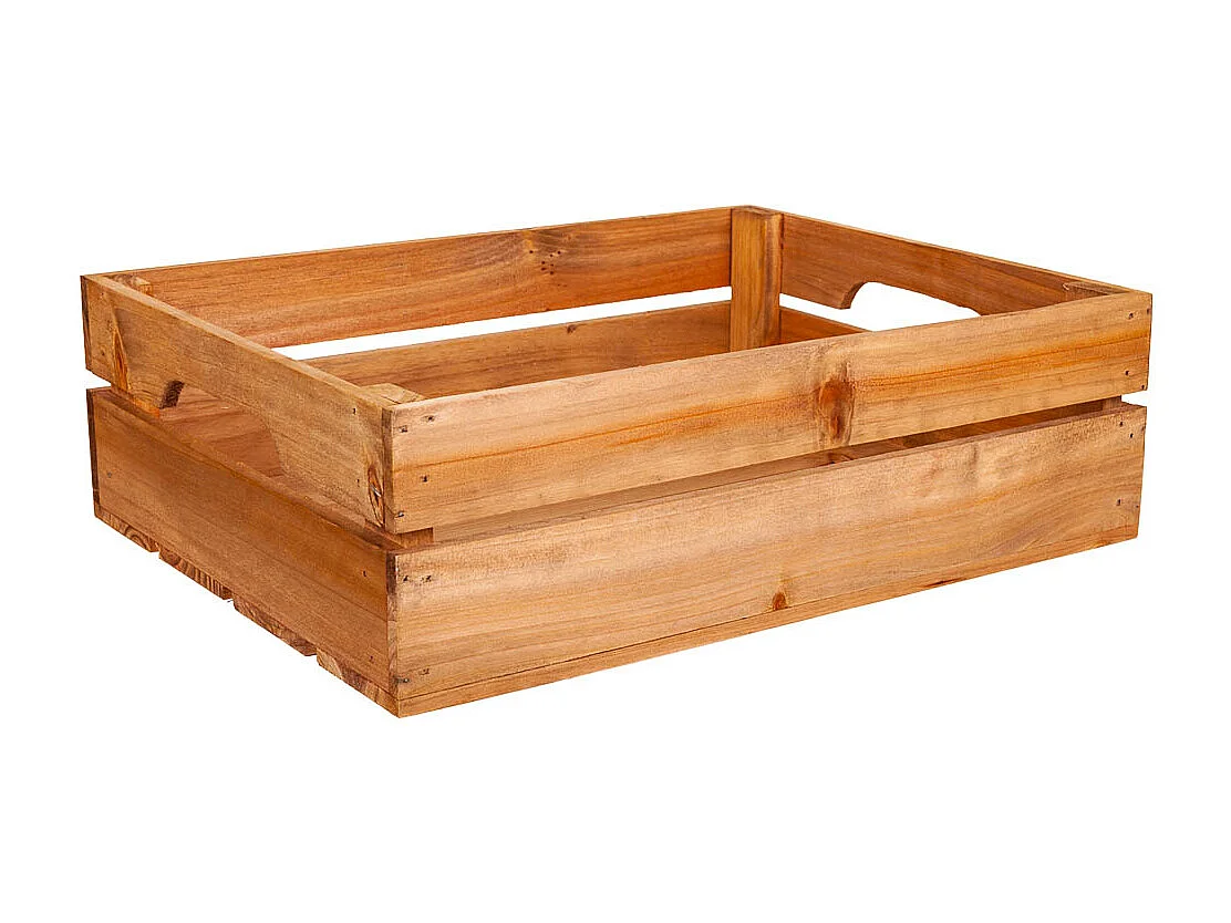 Braune Holzschublade 39x30x11,5h cm