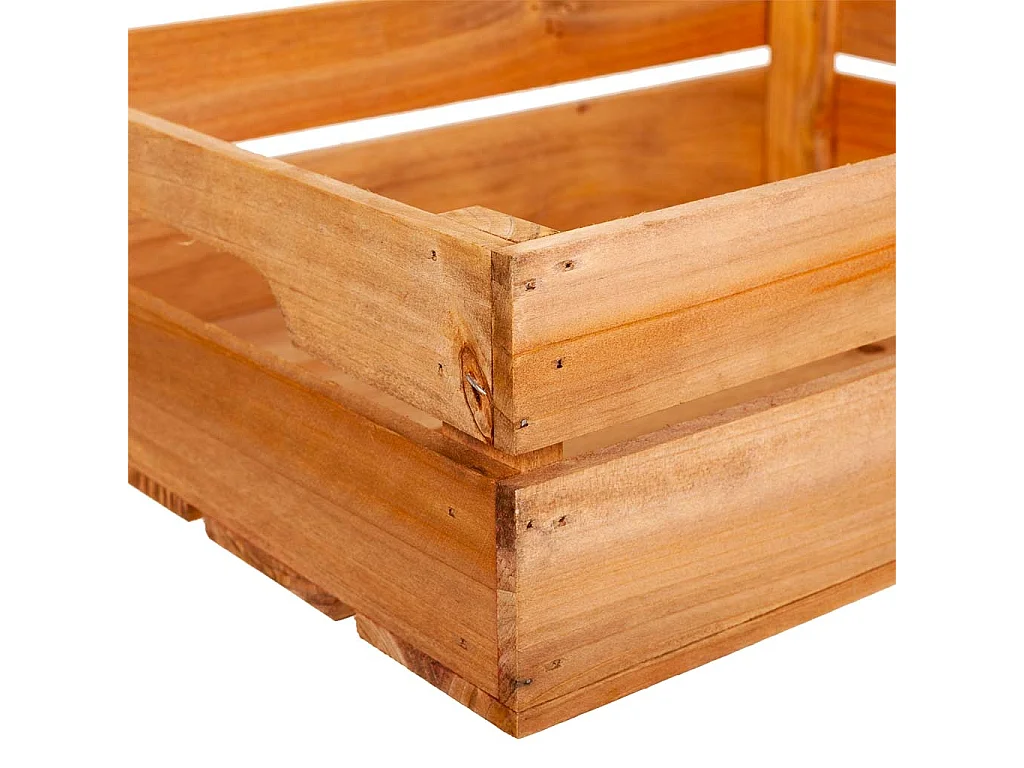 Braune Holzschublade 39x30x11,5h cm