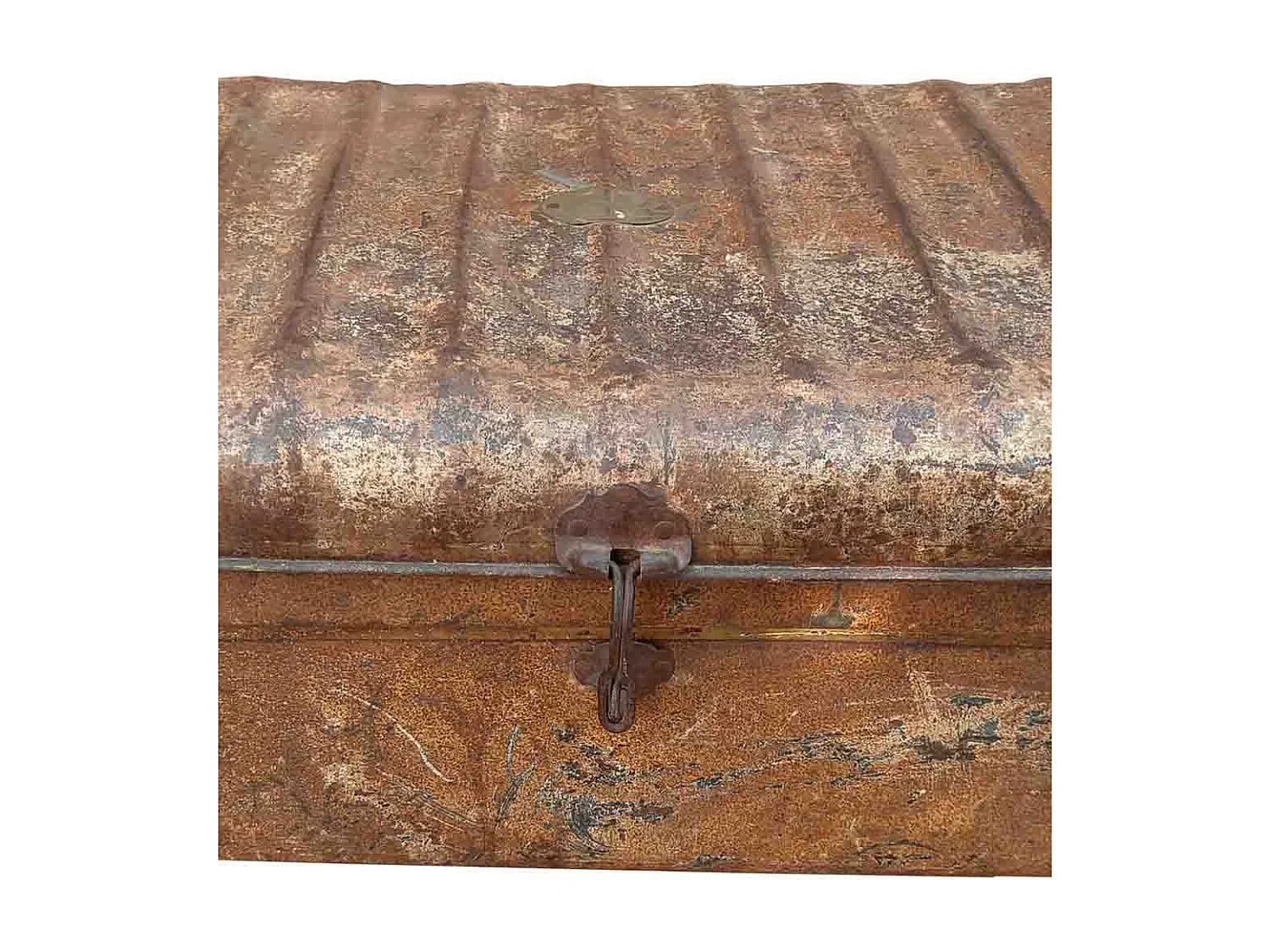 Mala de metal marrom 71x49x33