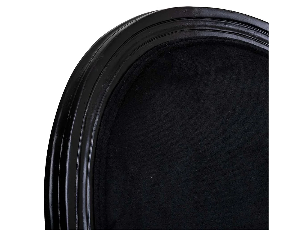 Cadeira de madeira preta 48x46x96