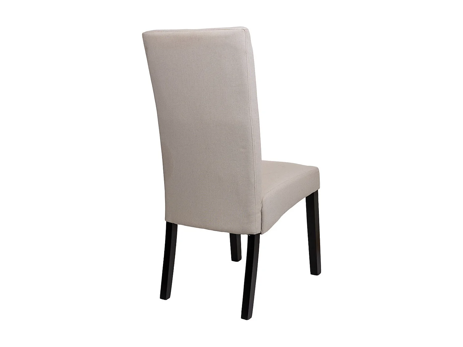 Cadeira estofada de madeira creme 49x48x42/102