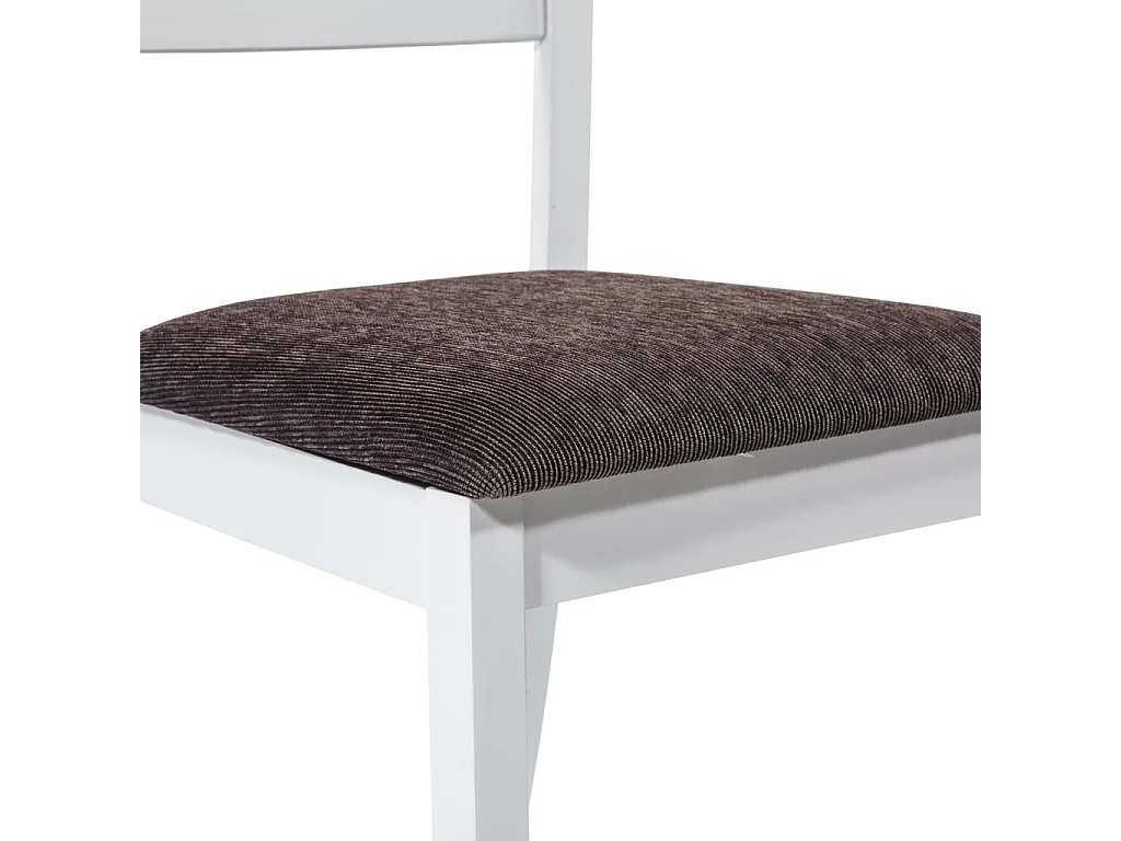 Cadeira de madeira branca 44x52x95