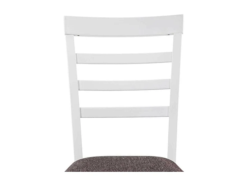 Sedia in legno bianco 44x52x95h