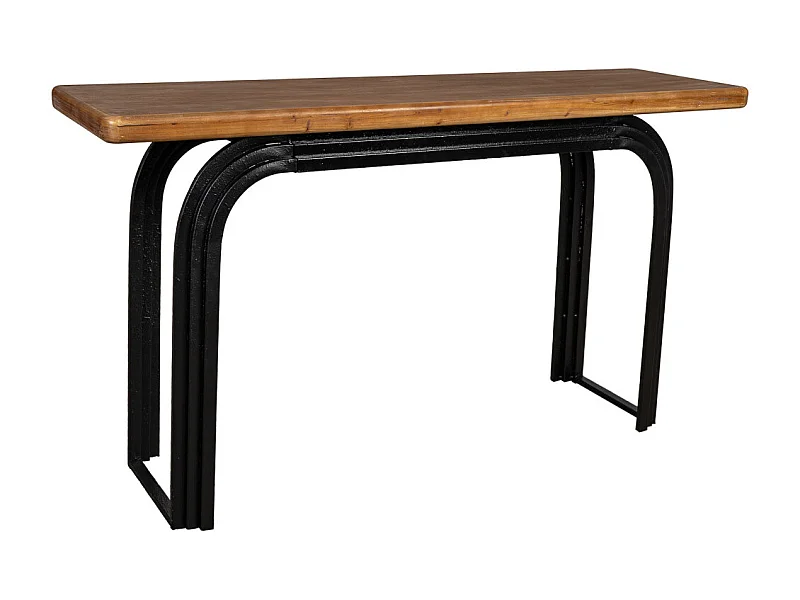 Stijlvolle en uniek comfortabele zwarte houten entree