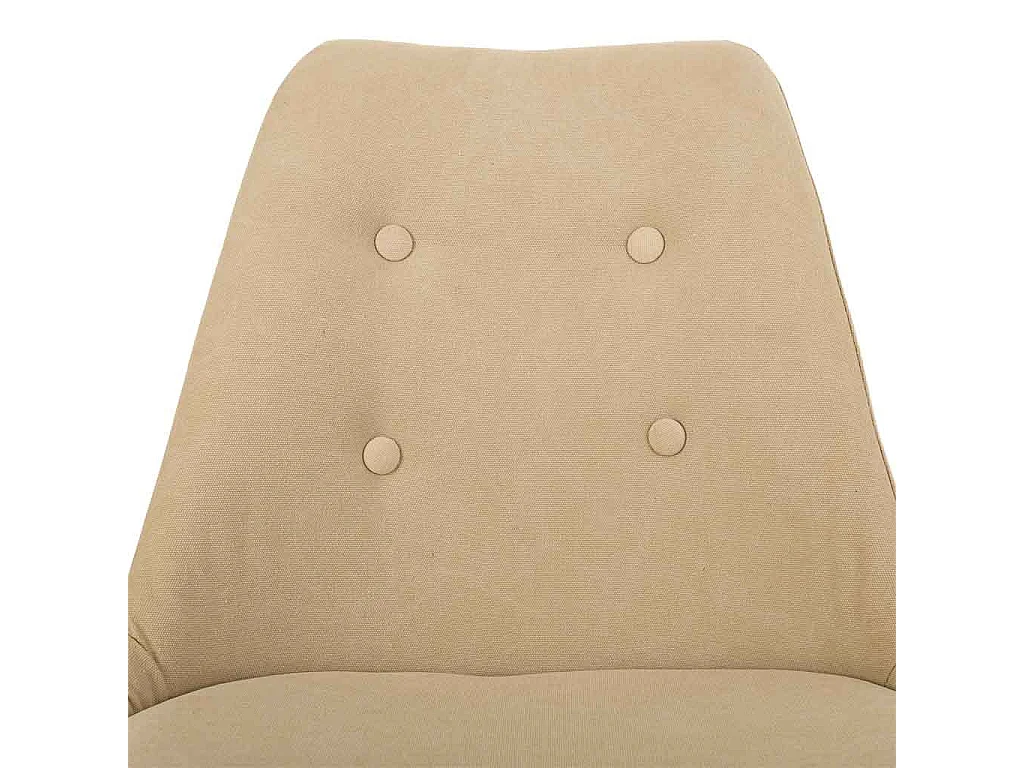 Chaise en bois couleur crème 48x44x47/84h