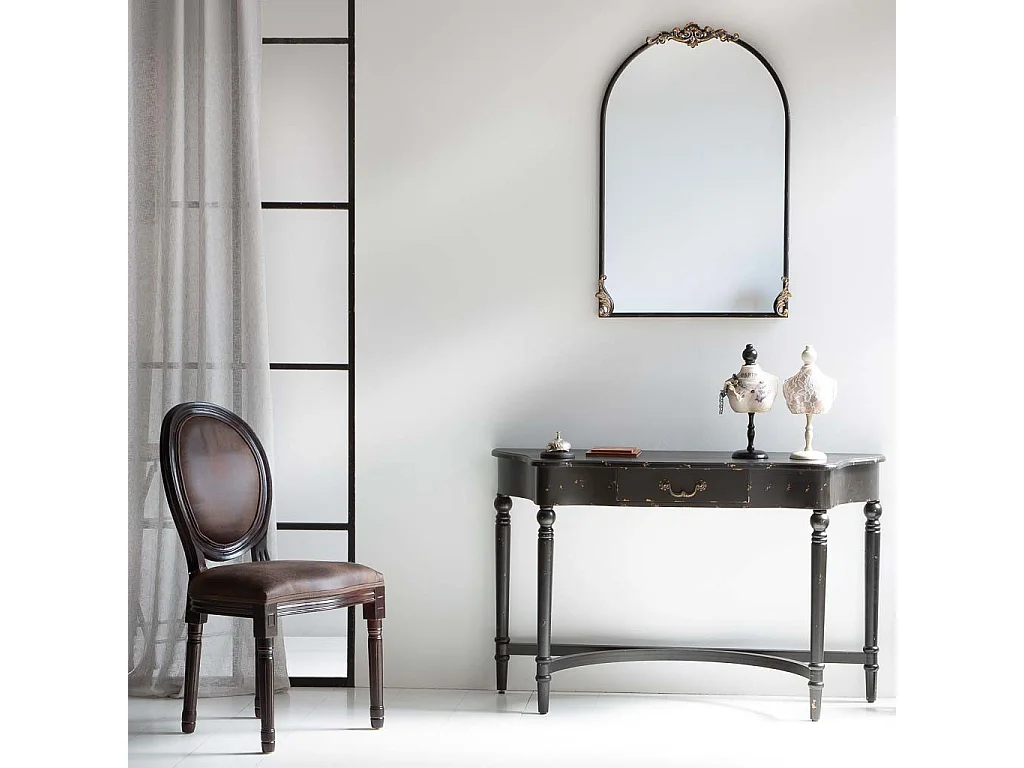 Cadeira de madeira marrom 48x46x96