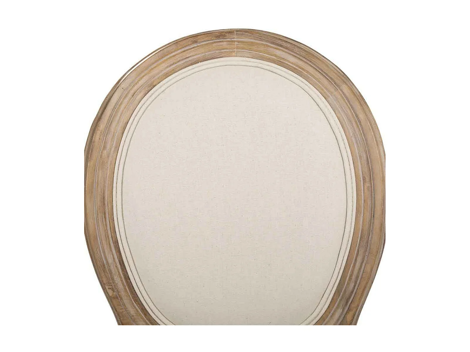 Beige gepolsterter Holzstuhl 48x46x48/96h cm