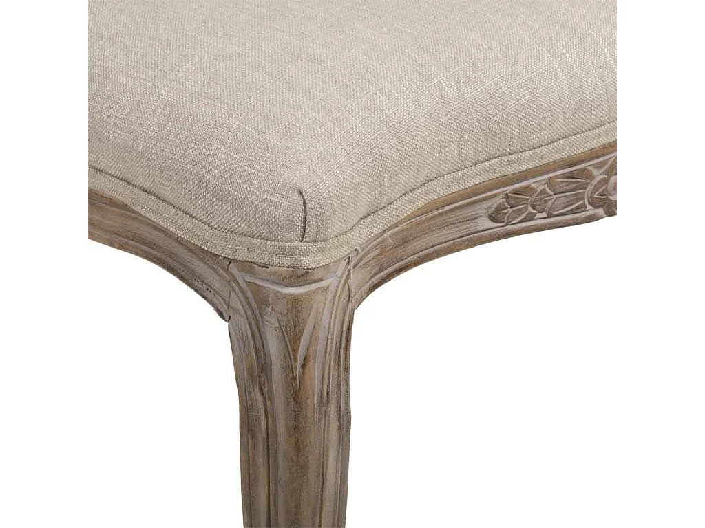 Cadeira estofada de madeira cinza 52x49x52/86