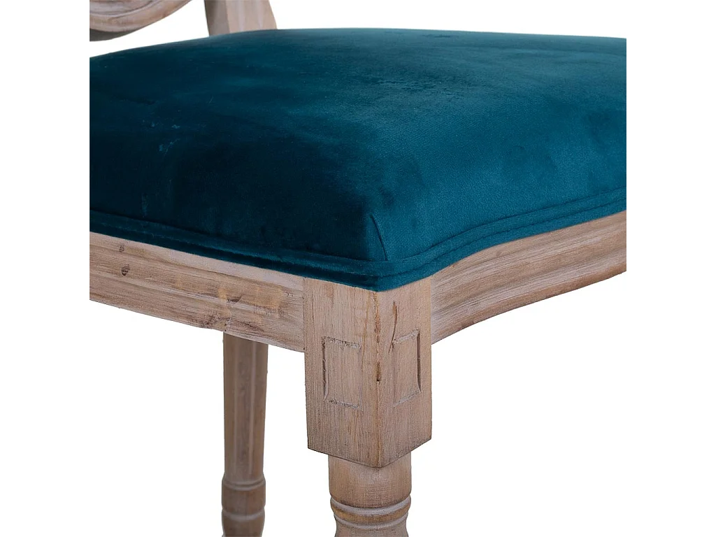 Sedia in legno imbottita grigia 48x46x48/96h