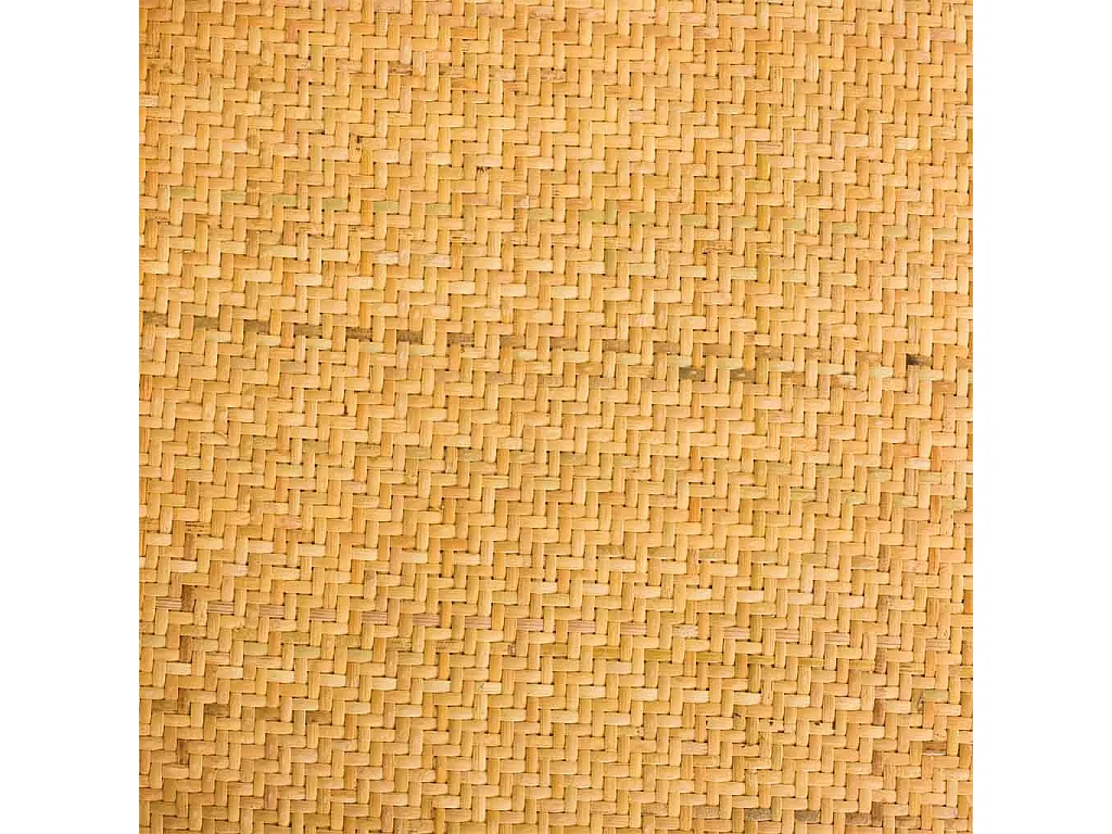 Holzstuhl und brauner Rattansitz 44x42x46/88h cm