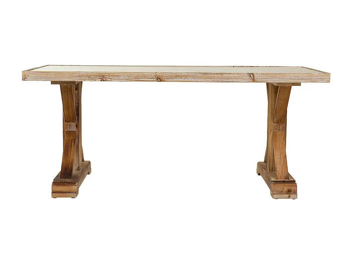 Tavolo in legno marrone 120,5x60,5x50,5h