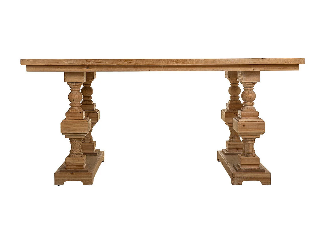 Tavolo da soggiorno in legno marrone 180x90x80h