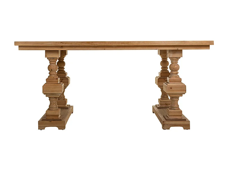 Tavolo da soggiorno in legno marrone 180x90x80h