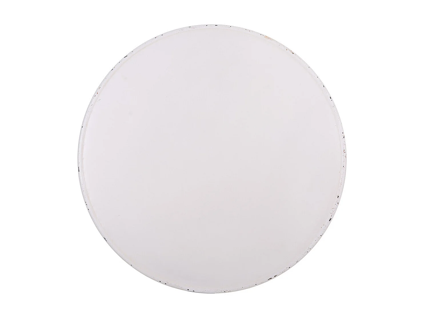 Table en métal blanc 80x80x78h