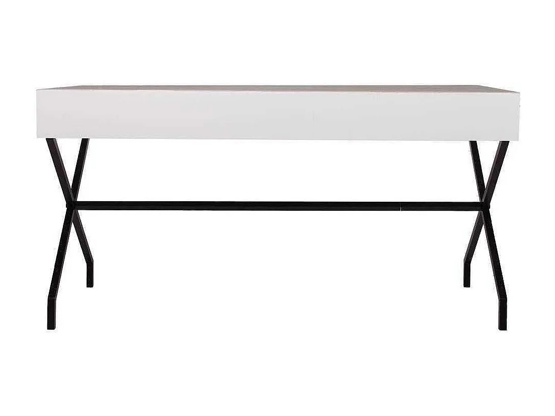 Tavolo in legno e metallo 160x80x80h
