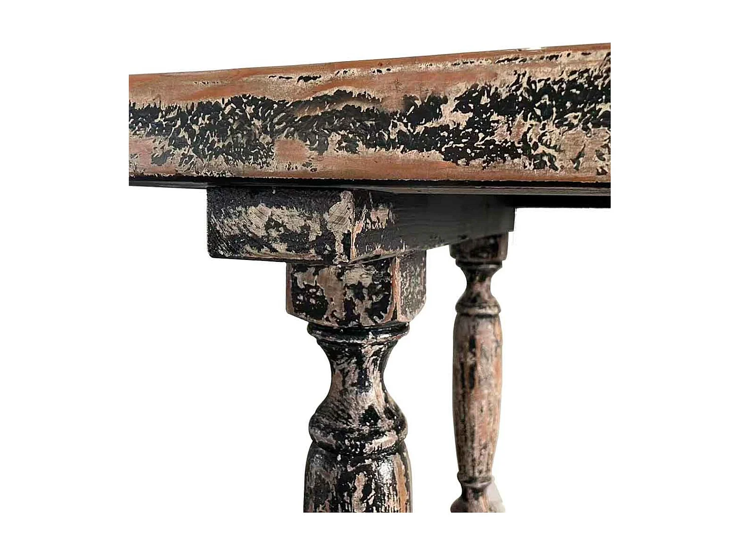 Brauner Holztisch 180x90x80h cm