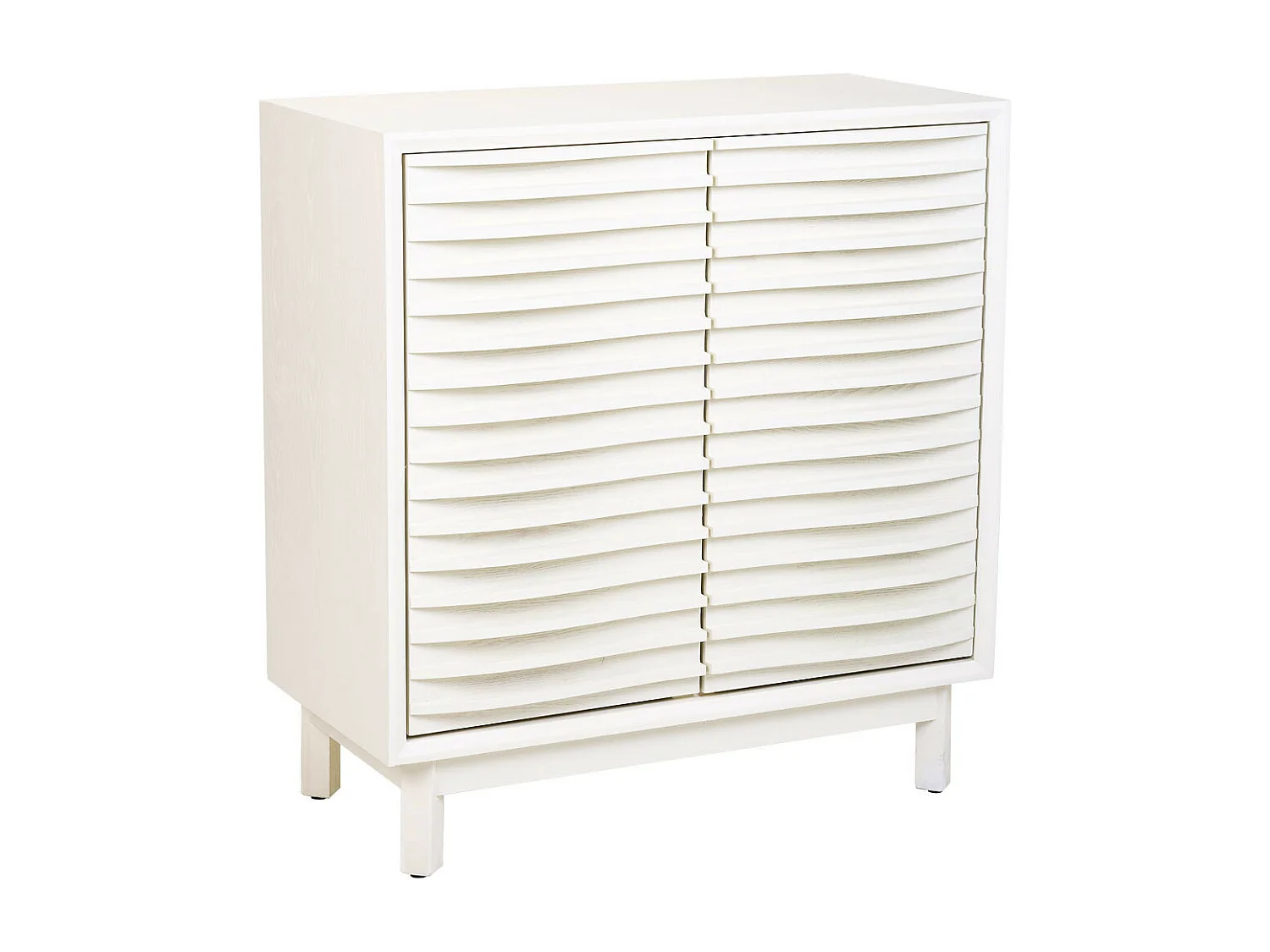 Credenza in legno con 2 porte 85x40x90,5