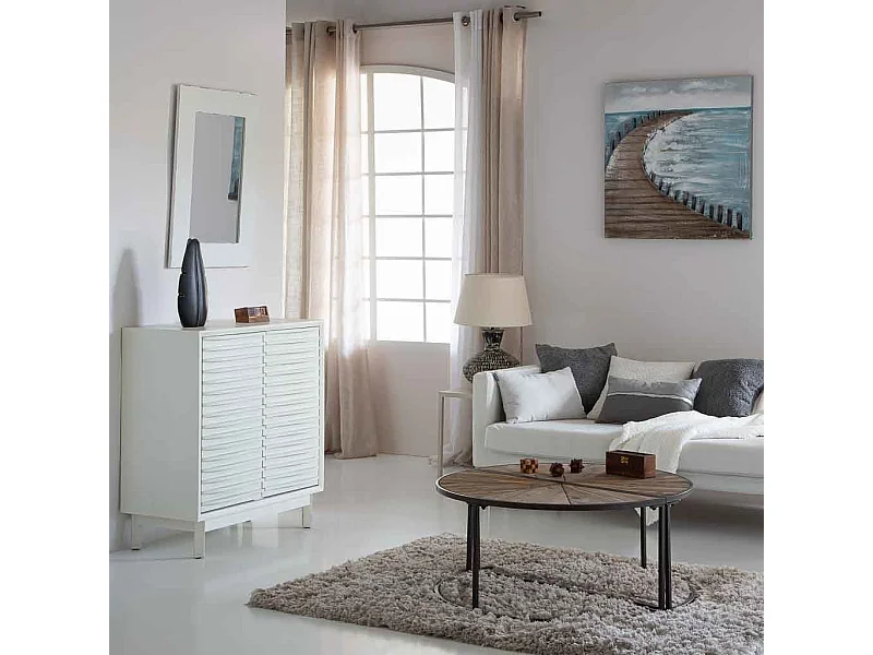 Aparador de madera de 2 puertas  85x40x90,5