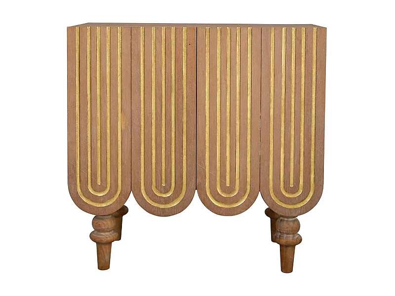 Buffet en bois marron 80x42x81