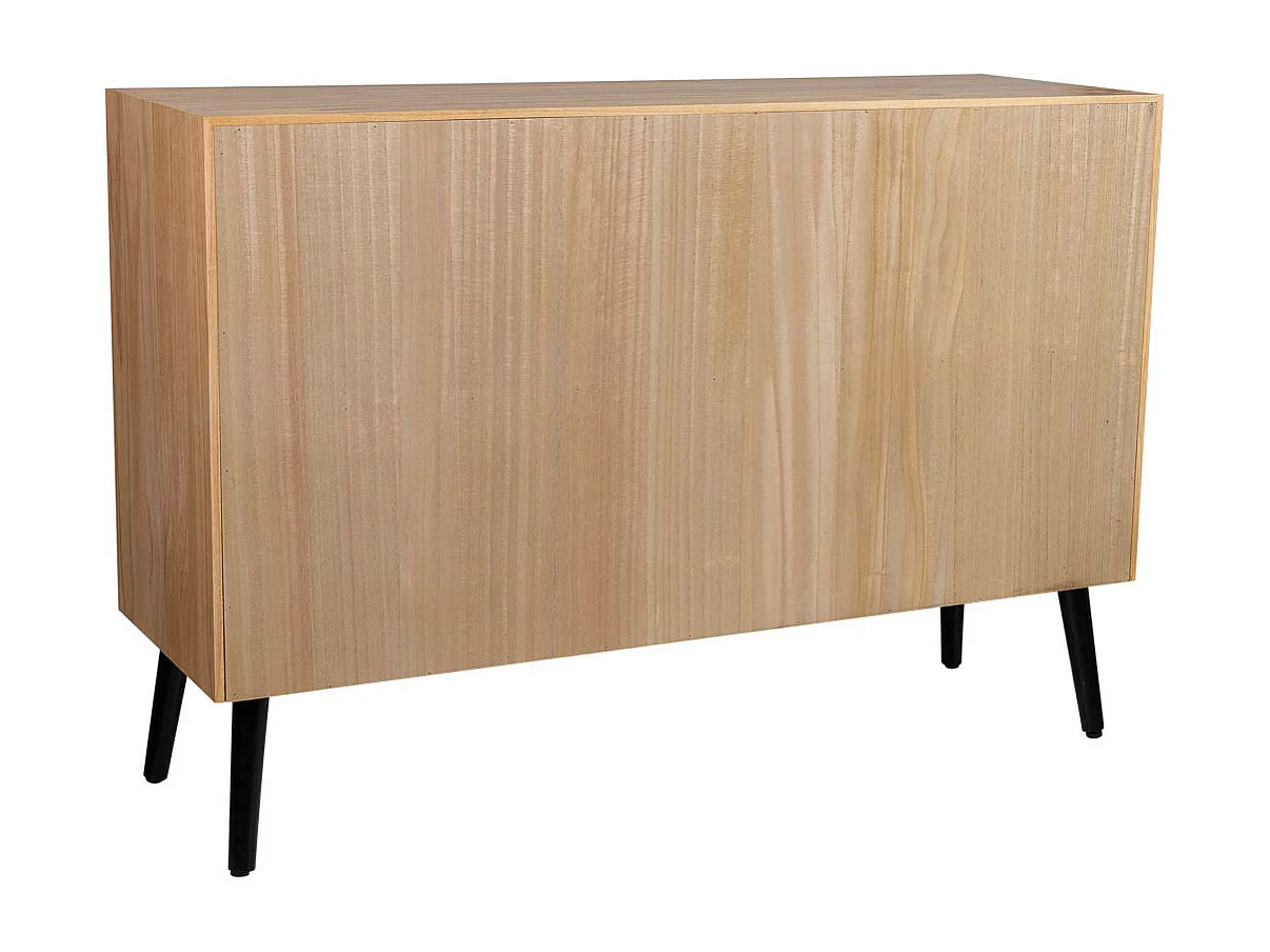 Buffet en bois marron 120x38x80